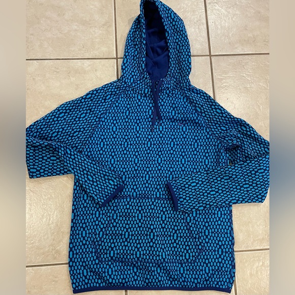 NIKE Therma-Fit Women's Blue Purple Hoodie Sweatshirt Hood GREAT! - Picture 1 of 5